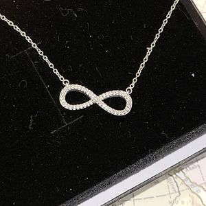 Diamond Infinity Necklace